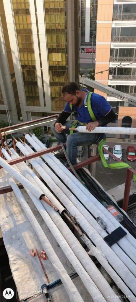 Ventilation duct installation – Barbeque Nation – Al Wahda Mall, Abu Dhabi