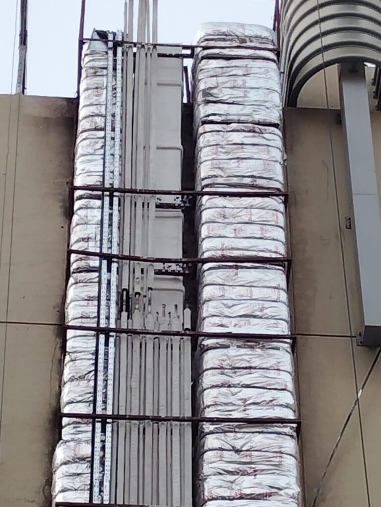Kitchen ventilation duct riser – Barbeque Nation – Al Wahda Mall, Abu Dhabi