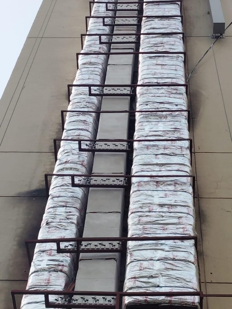 Insulated duct riser – Barbeque Nation – Al Wahda Mall, Abu Dhabi