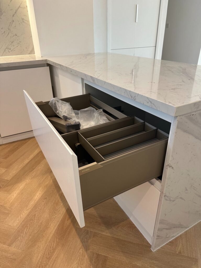 Drawer organiser – Kitchen Joinery – Murjan, Dubai Marina