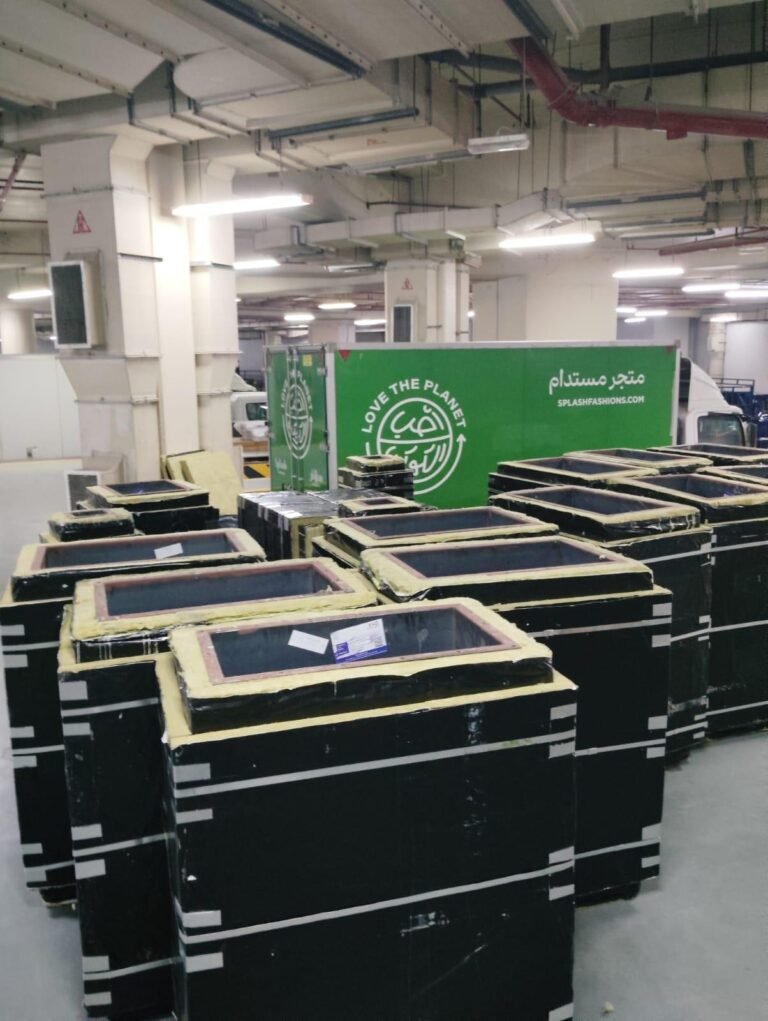 AC units ready for installation – Raising Cane’s – Bawabat Al Sharq Mall, Abu Dhabi