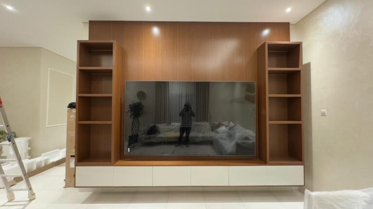 Custom TV unit – Villa Joinery – Sharjah